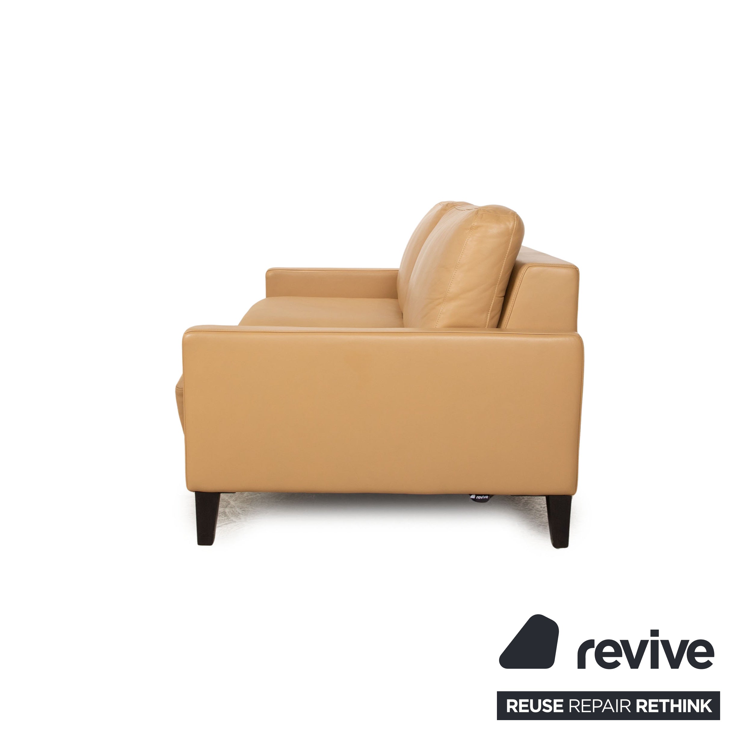 Rolf Benz Zweisitzer EGO Creme Leder - 2. Hand - Revive.de