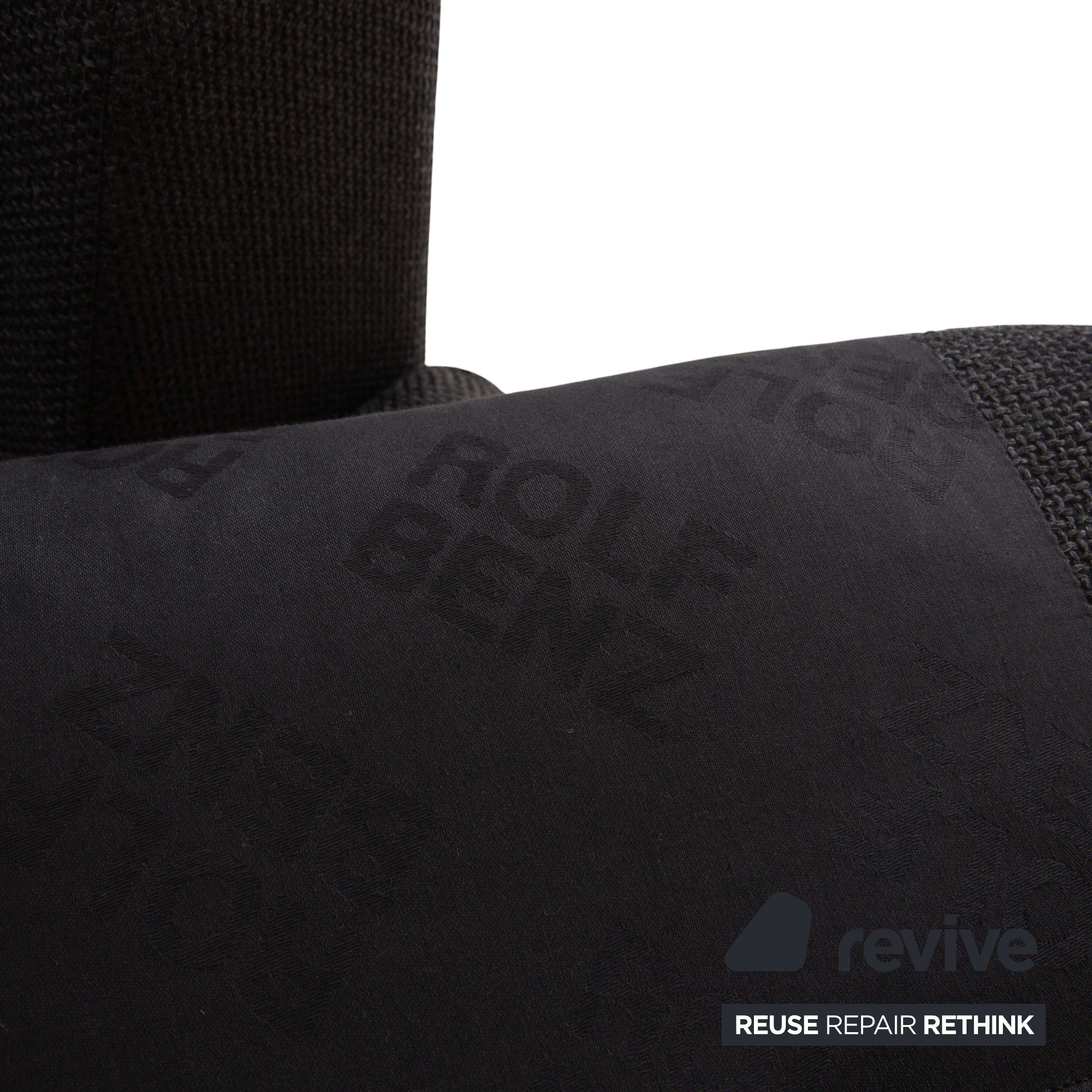 Rolf Benz Ego Stoff Ecksofa Grau Sofa Couch Recamiere links