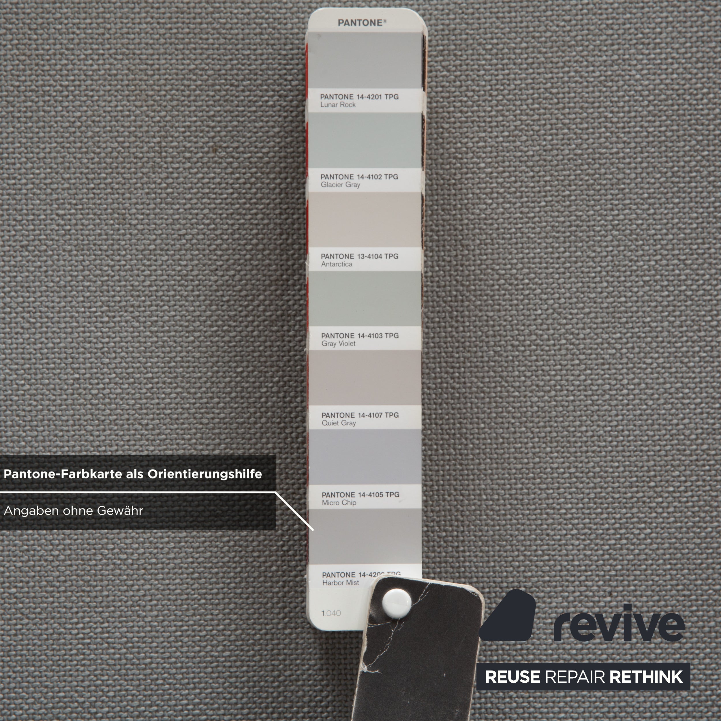 Rolf Benz EGO Stoff Sessel Blau Hellgrau Kopfstütze