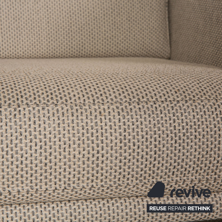 Rolf Benz Ego fabric armchair grey
