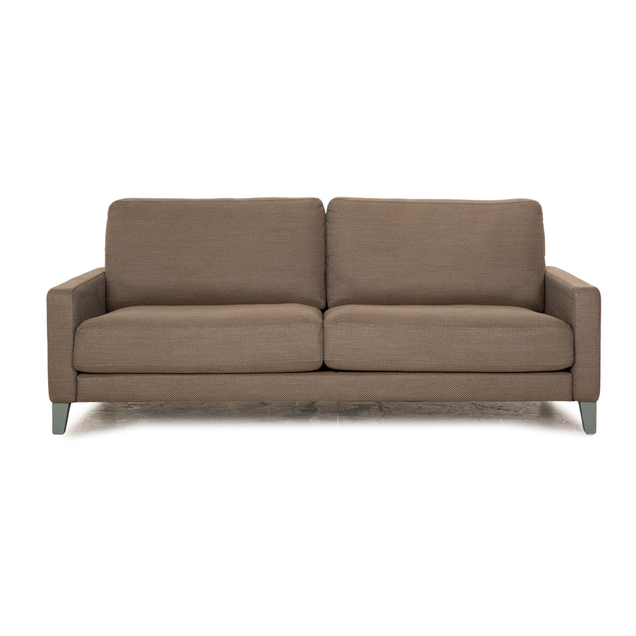 Rolf Benz Ego Stoff Zweisitzer Grau Sofa Couch