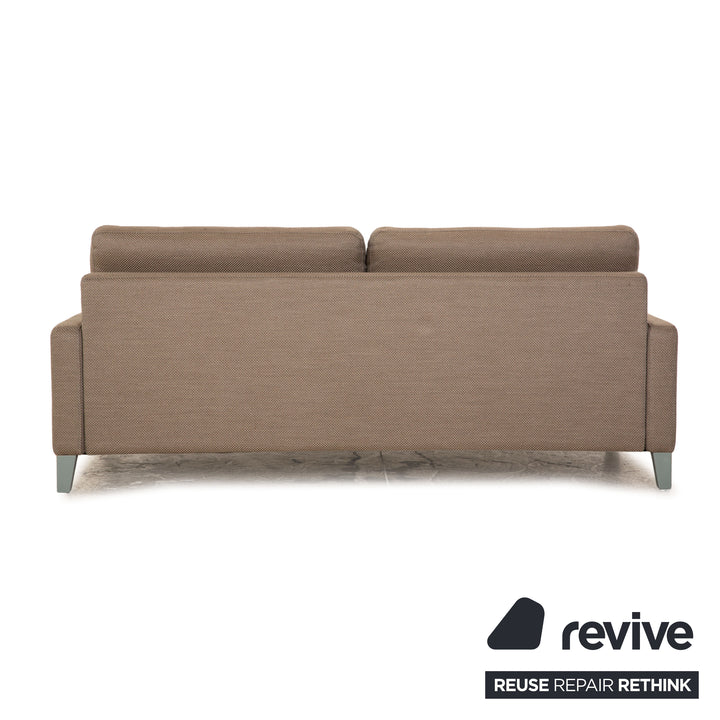 Rolf Benz Ego Stoff Zweisitzer Grau Sofa Couch