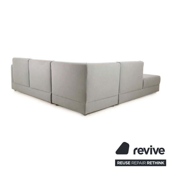 Rolf Benz Freistil 141 fabric corner sofa gray