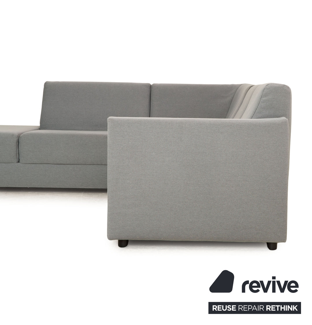 Rolf Benz Freistil 141 fabric corner sofa gray