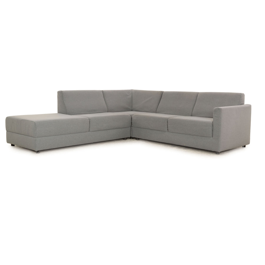 Canapé d'angle Rolf Benz Freistil 141 en tissu gris