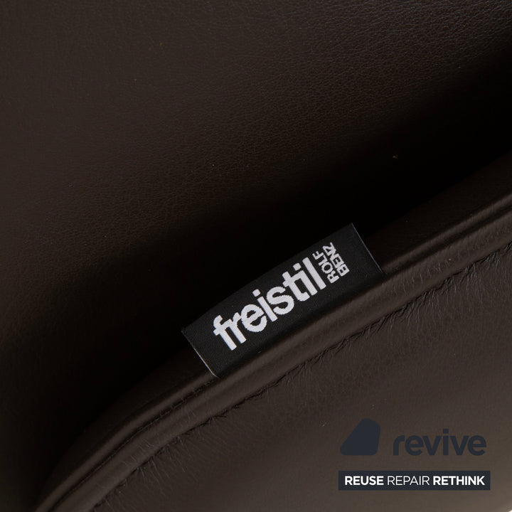 Rolf Benz Freistil 149 Sessel inkl. Hocker Leder Braun