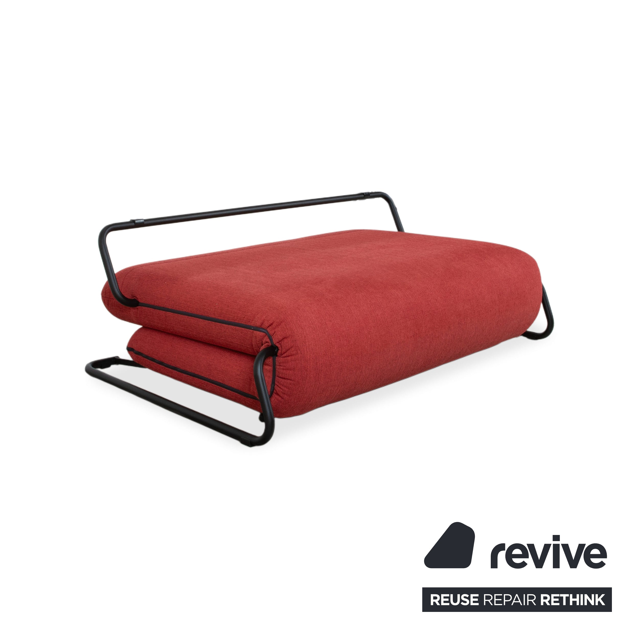 Rolf Benz Freistil 164 Stoff Zweisitzer Rot Sofa Couch manuelle Schlaffunktion