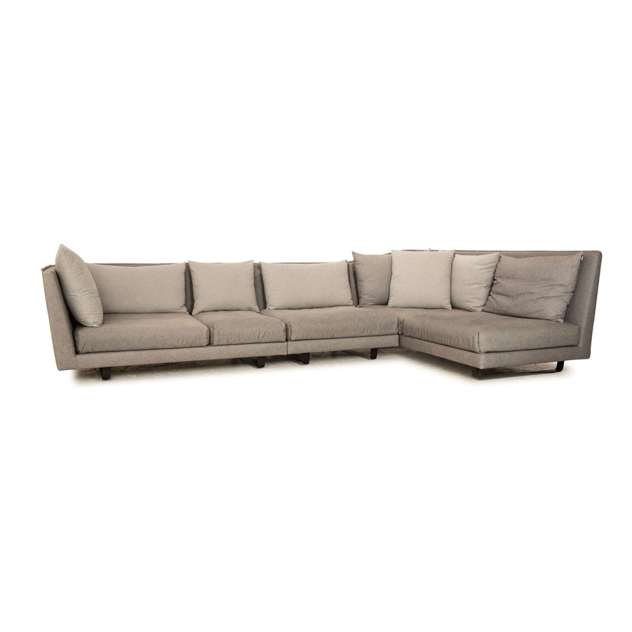Rolf Benz Freistil 169 fabric corner sofa grey sofa couch