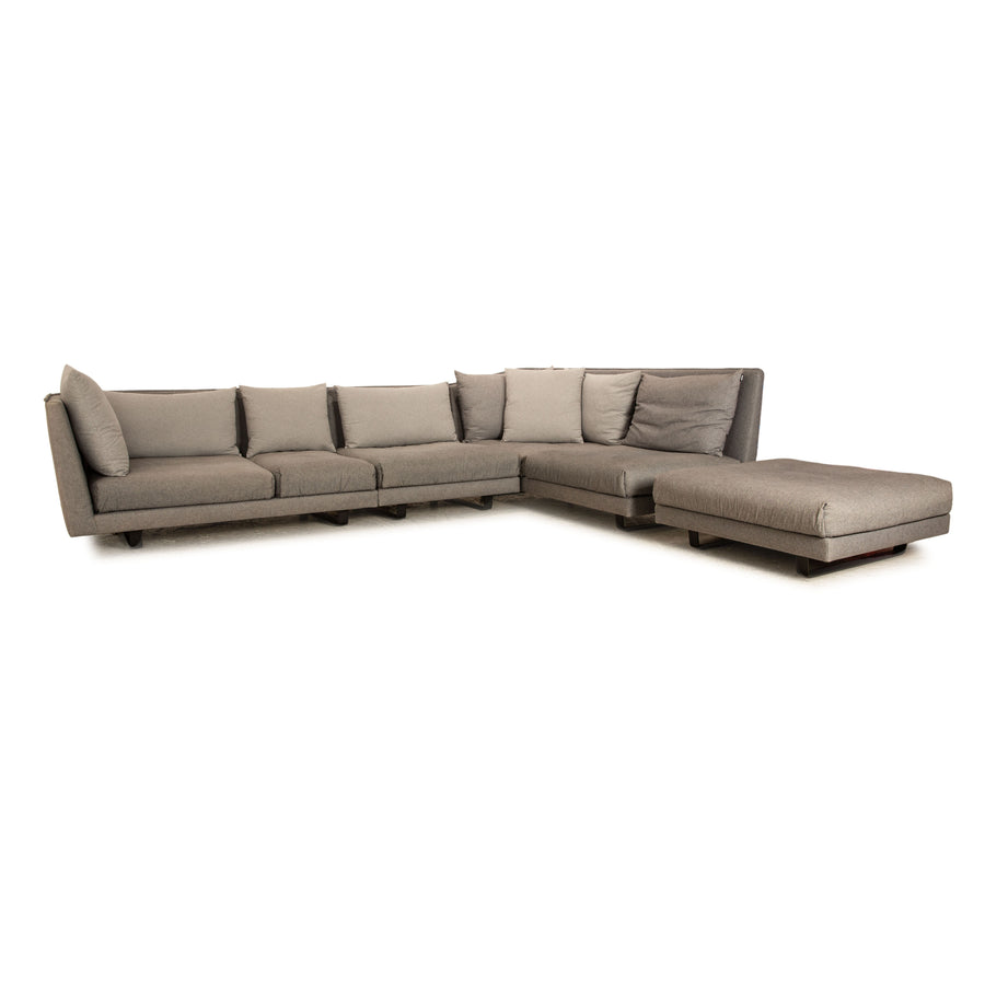 Rolf Benz Freistil 169 fabric sofa set grey corner sofa stool couch
