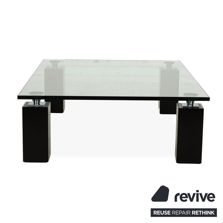 Table basse en verre Rolf Benz Noir 120 x 90 cm