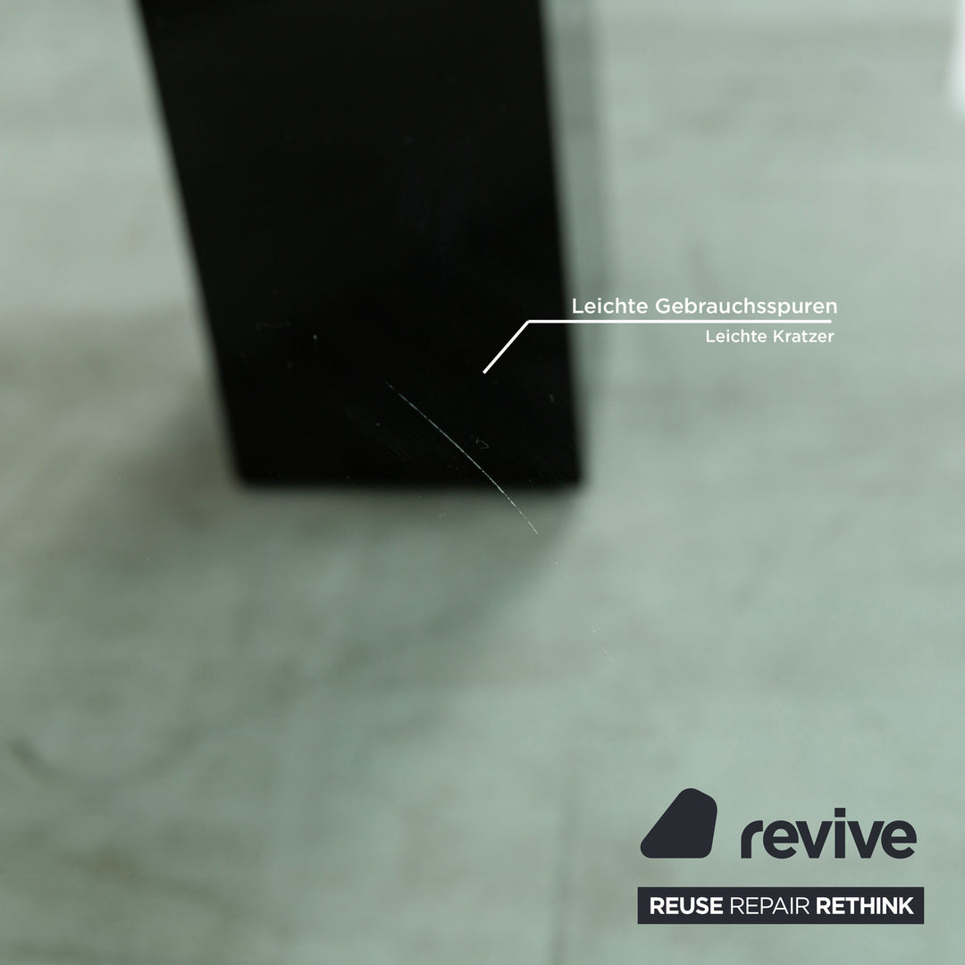 Rolf Benz Glass Coffee Table Black 120 x 90 cm