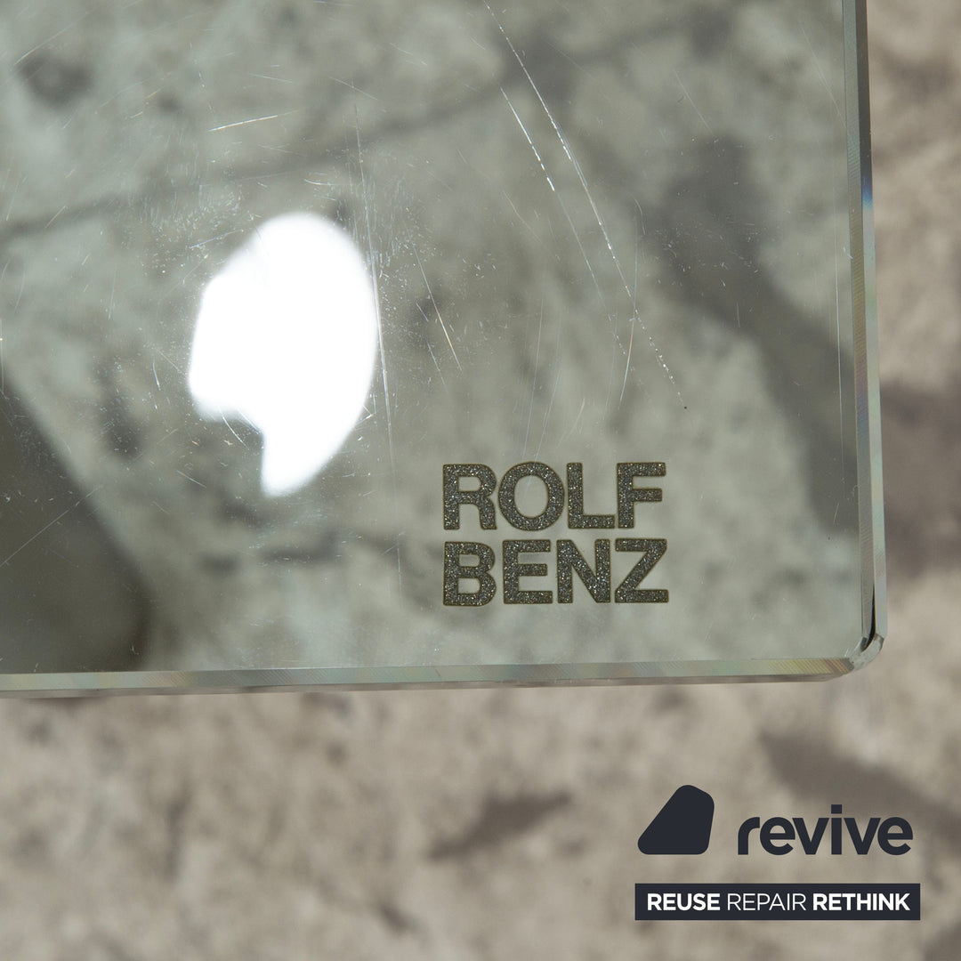Table à manger en verre Rolf Benz Siber pour salle à manger