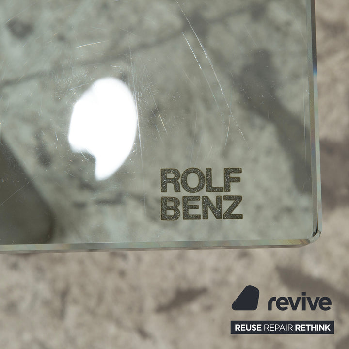 Table à manger en verre Rolf Benz Siber pour salle à manger