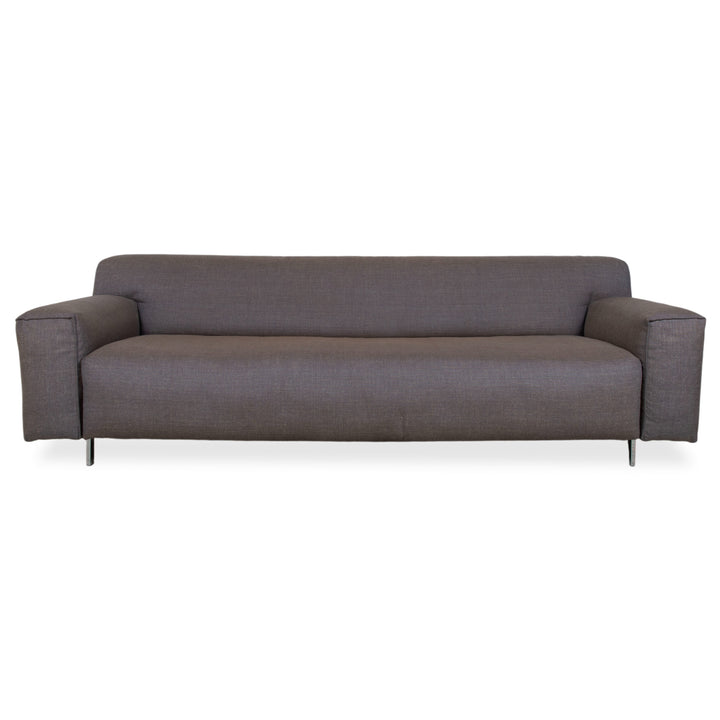 Rolf Benz Grata Dreisitzer Stoff Sofa Grau Couch