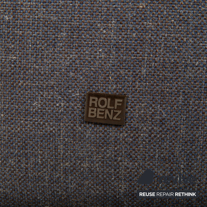 Rolf Benz Grata Dreisitzer Stoff Sofa Grau Couch