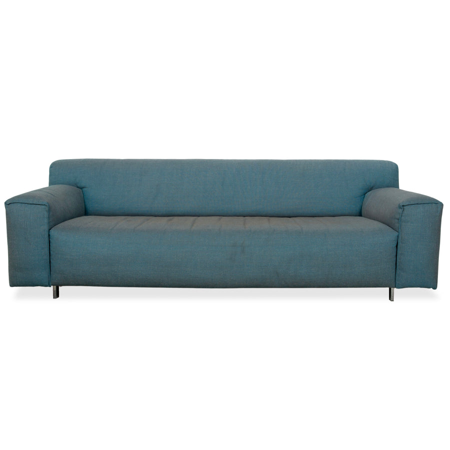Rolf Benz Grata Stoff Dreisitzer Grün Petrol Blau Türkis Sofa Coch