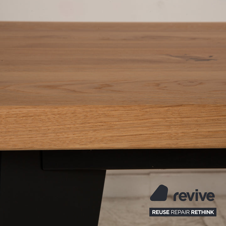 Rolf Benz wooden dining table 979 wood oak dining table brown 180 x 97 cm