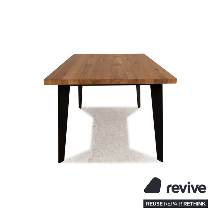 Rolf Benz wooden dining table 979 wood oak dining table brown 180 x 97 cm