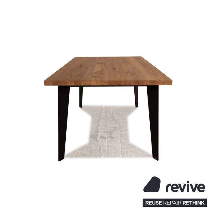 Rolf Benz wooden dining table 979 wood oak dining table brown 180 x 97 cm