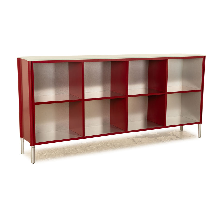 Rolf Benz wooden sideboard red