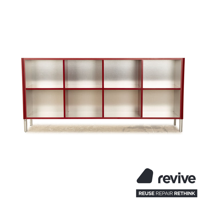 Rolf Benz wooden sideboard red