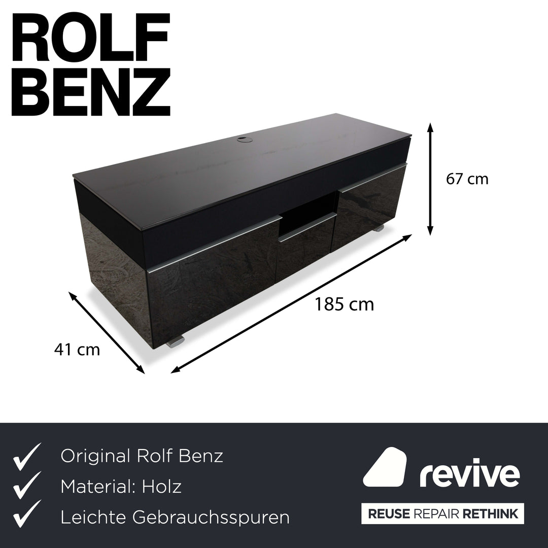 Rolf Benz Wooden Sideboard Black