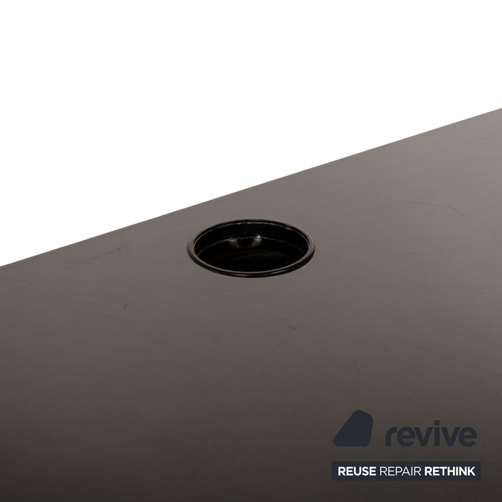 Rolf Benz wooden sideboard black high gloss lowboard media board