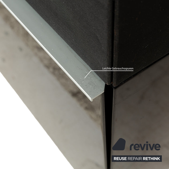 Rolf Benz wooden sideboard black high gloss lowboard media board