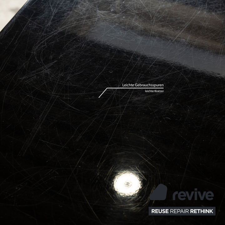 Rolf Benz wooden sideboard black high gloss lowboard media board