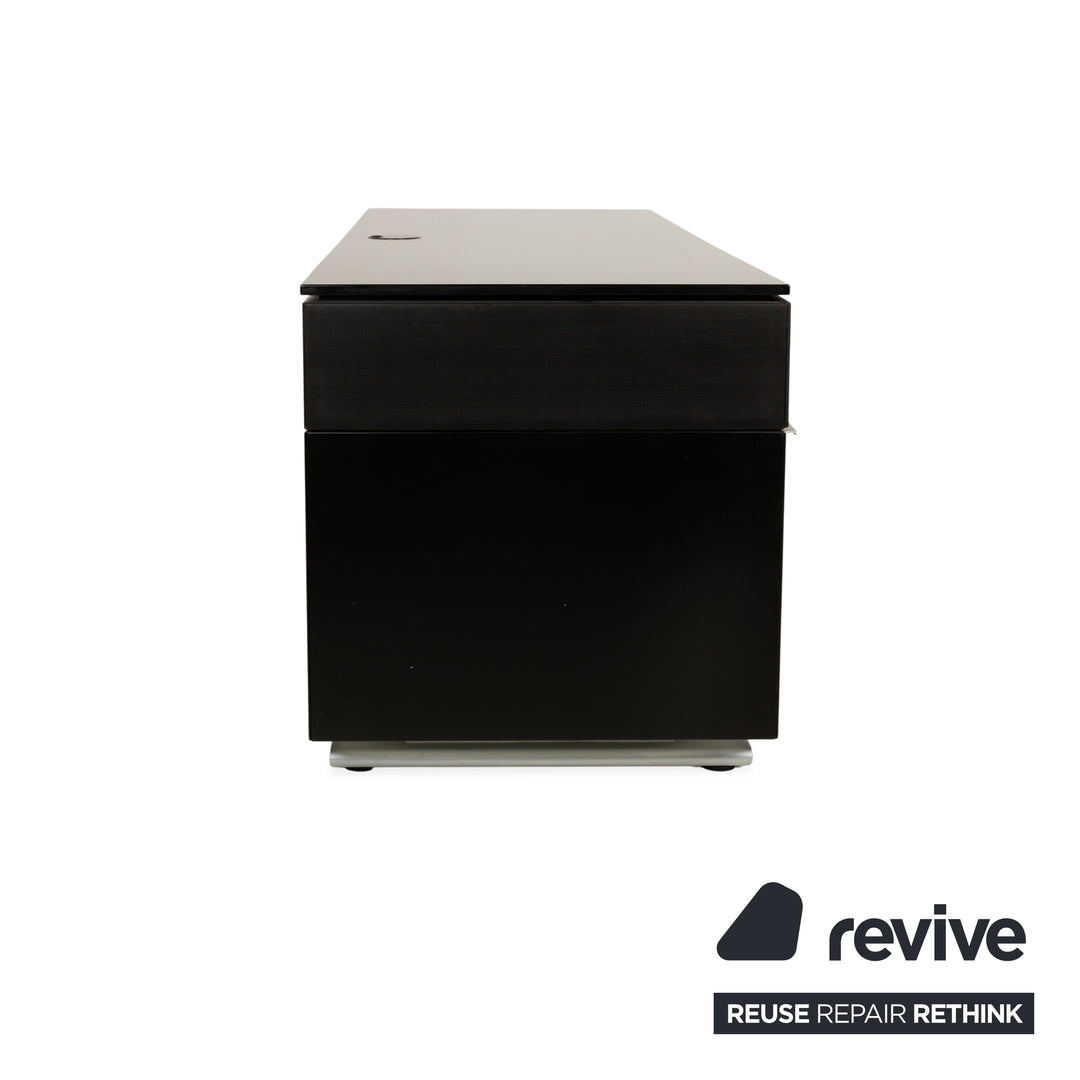 Buffet en bois Rolf Benz, meuble bas noir