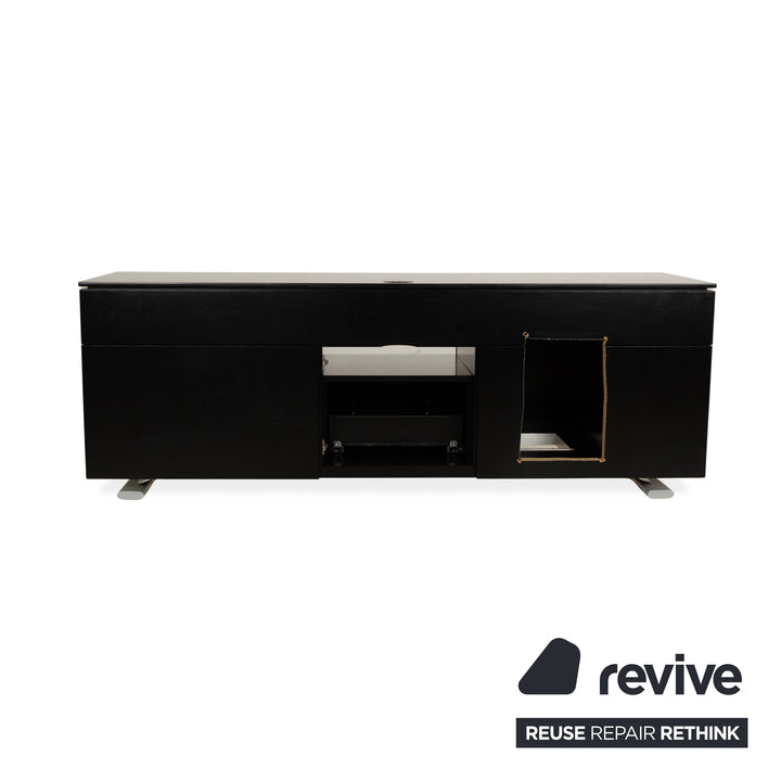 Buffet en bois Rolf Benz, meuble bas noir
