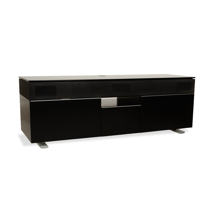 Buffet en bois Rolf Benz, meuble bas noir