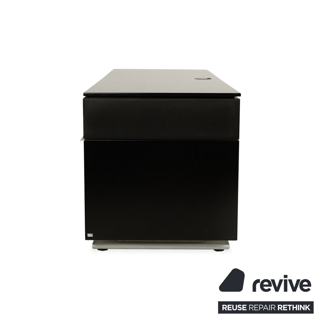 Buffet en bois Rolf Benz, meuble bas noir