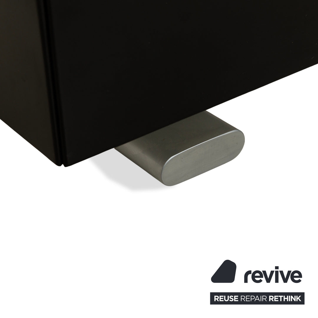 Rolf Benz wooden sideboard black lowboard