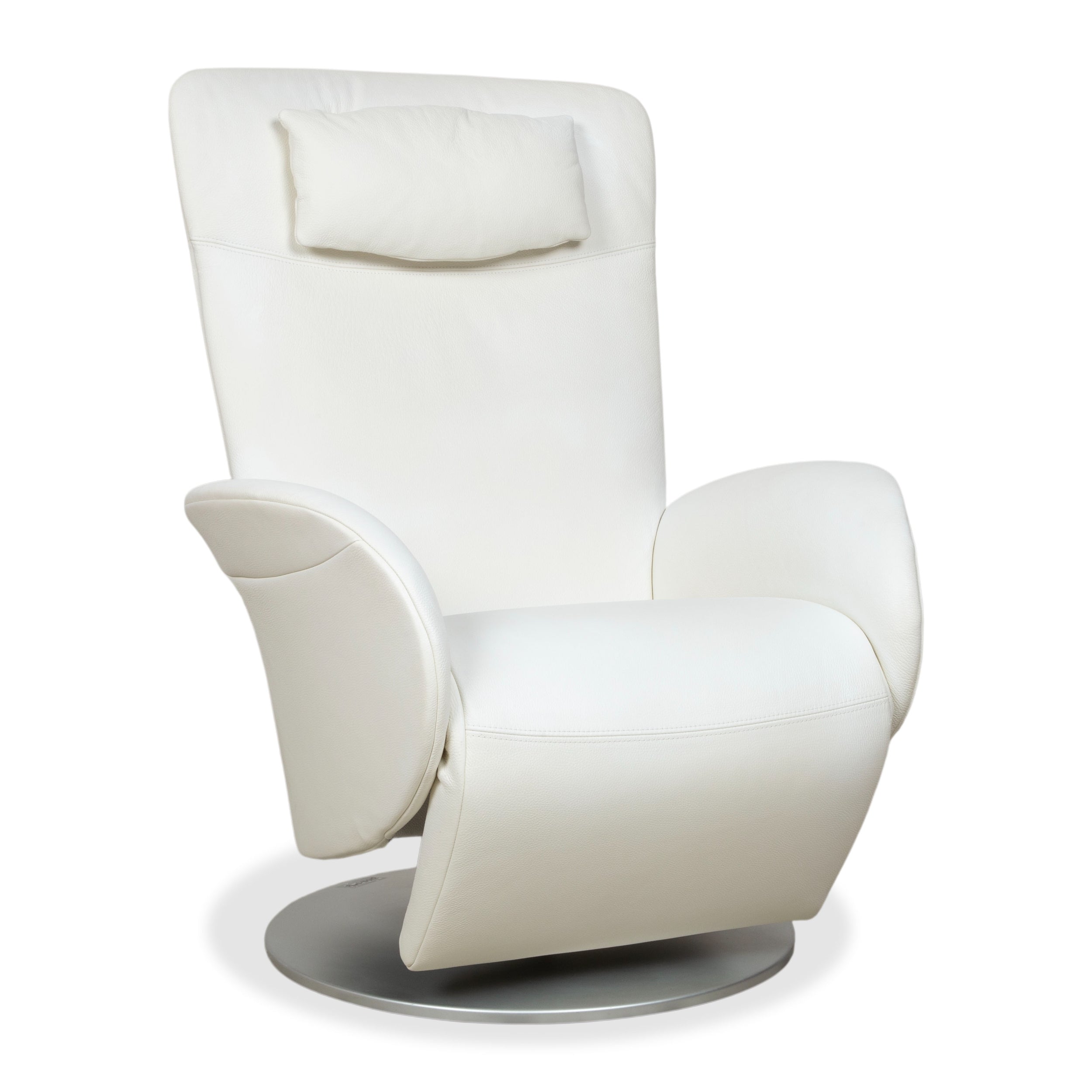 Rolf Benz L-SE-L 572 Sessel Leder Creme Weiß manuelle Funktion Relaxfunktion