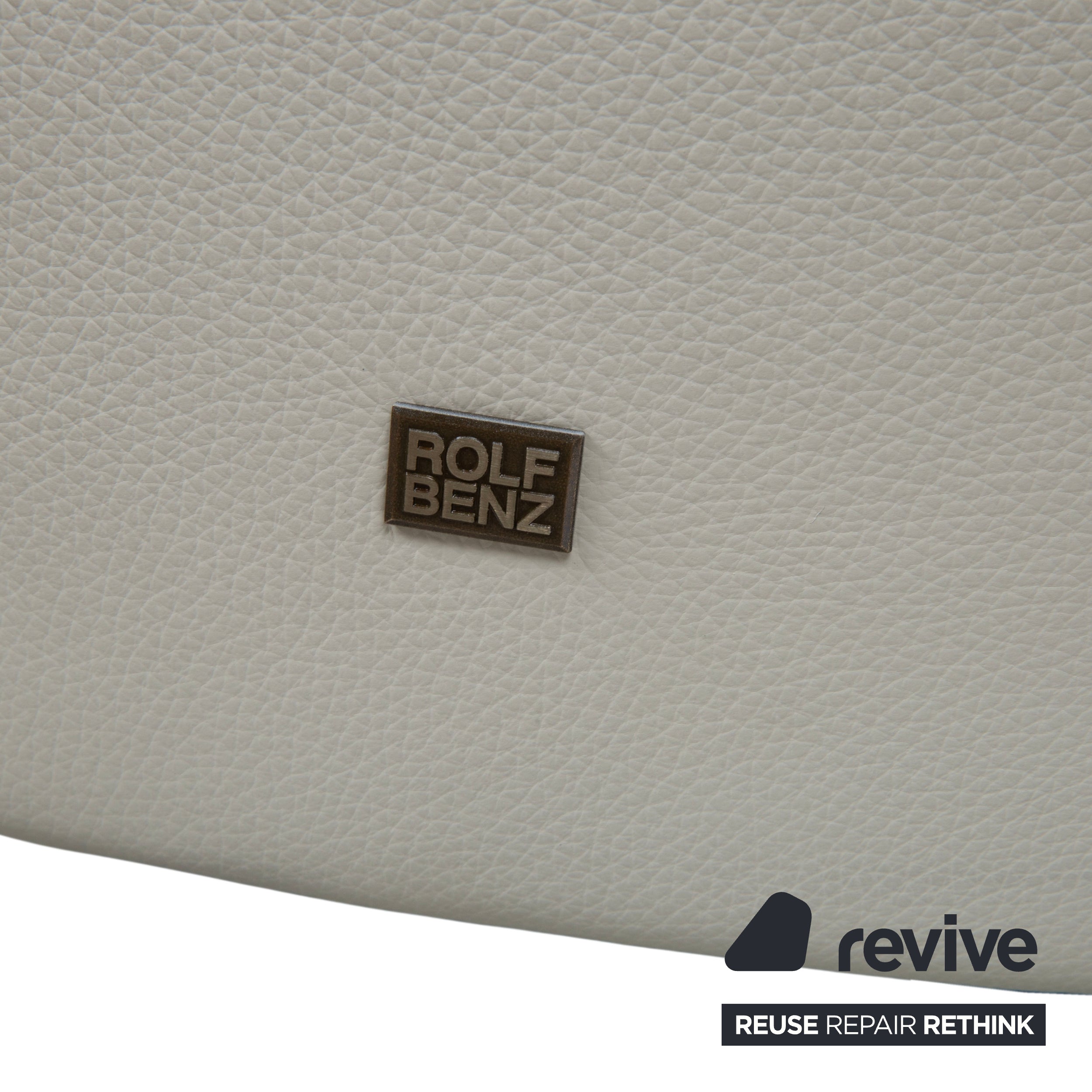 Rolf Benz L-SE-L 572 Sessel Leder Creme Weiß manuelle Funktion Relaxfunktion