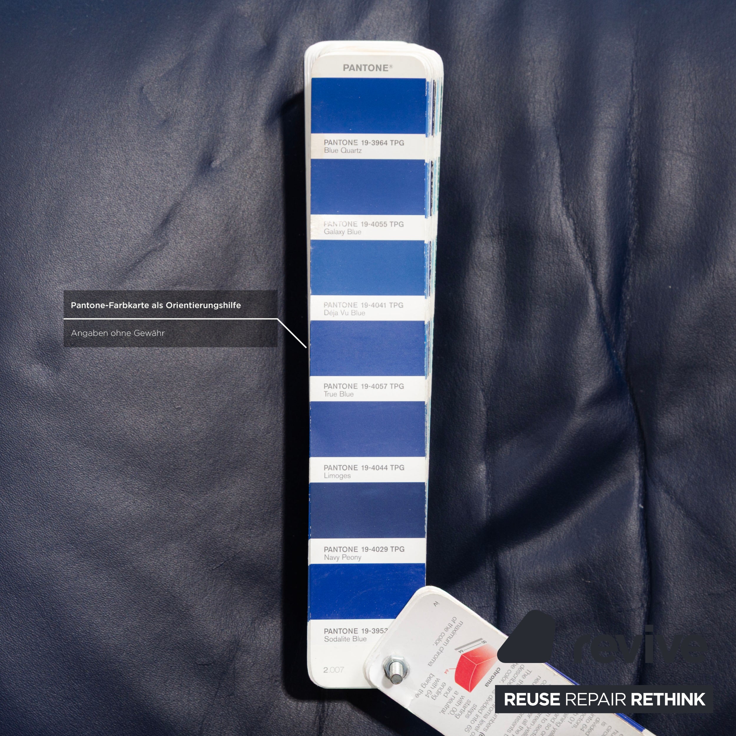 Rolf Benz Leder Sessel Blau manuelle Funktion