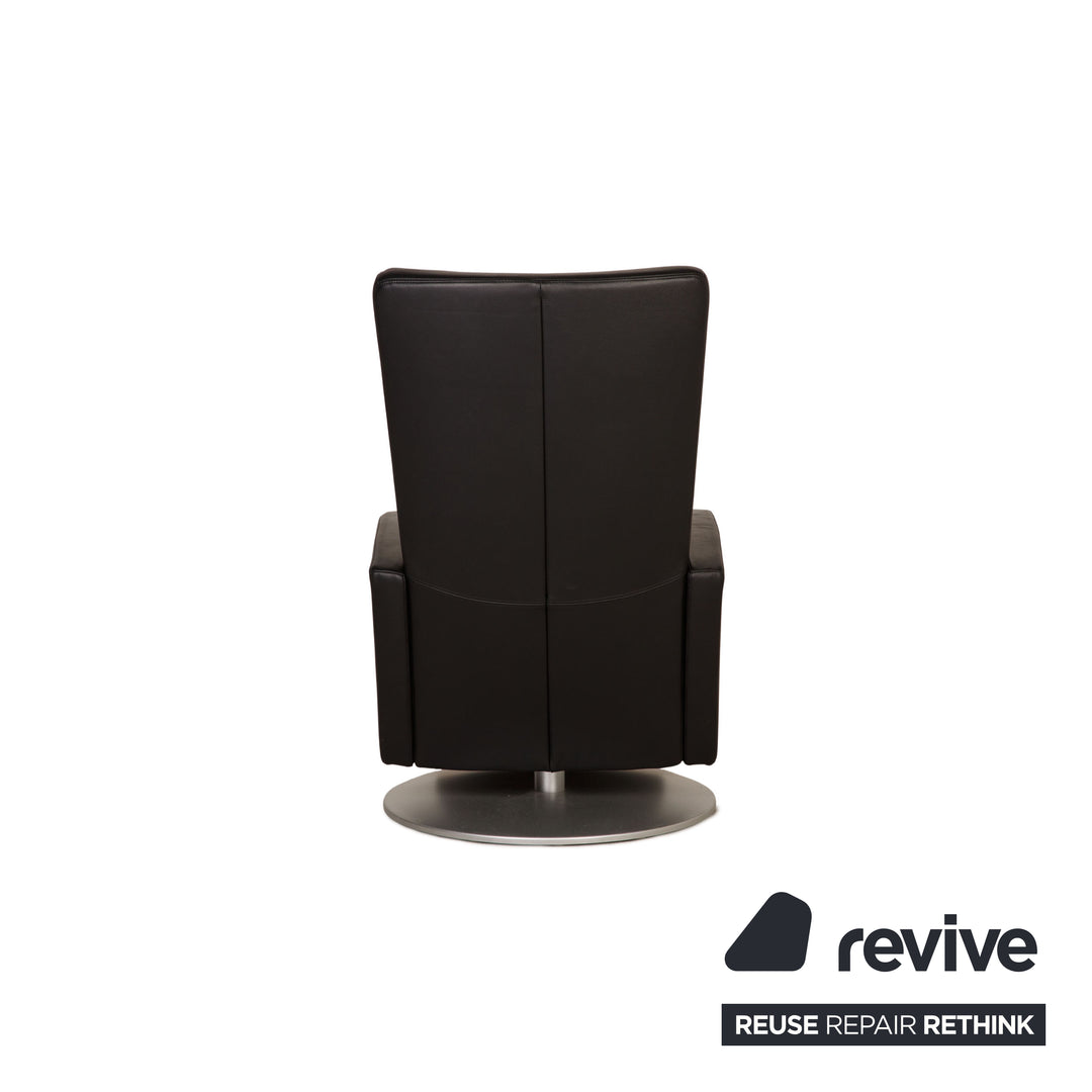 Rolf Benz LSE 5800 Leder Sessel Schwarz Funktion Relaxfunktion