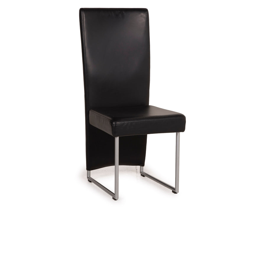 Rolf Benz 7400 Leather Chair Black