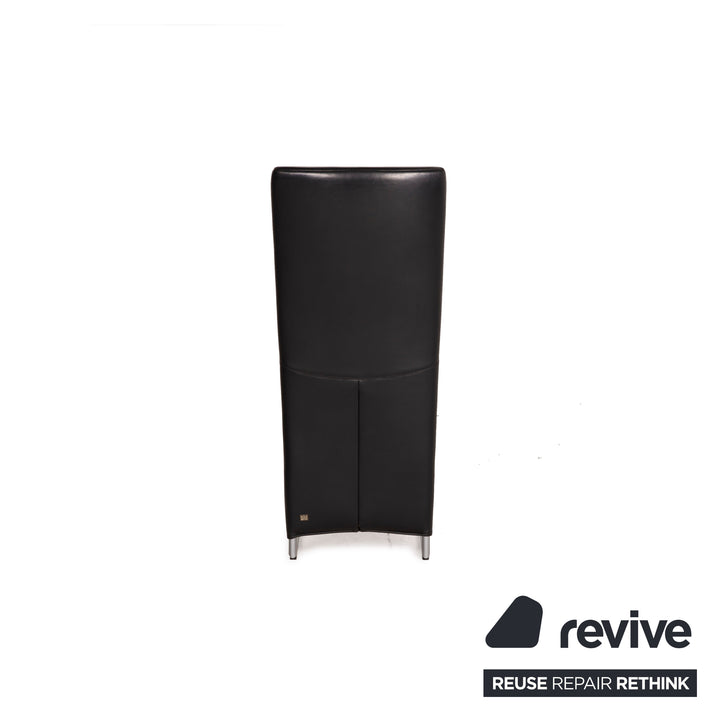 Rolf Benz 7400 Leather Chair Black
