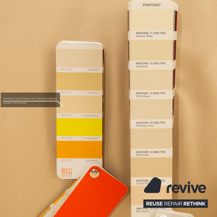 Rolf Benz LSE 5400 leather armchair cream manual function relaxation function