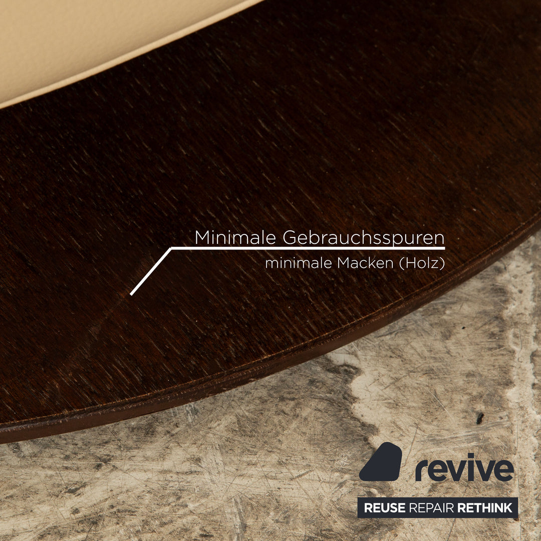 Rolf Benz LSE 5400 leather armchair cream manual function relaxation function