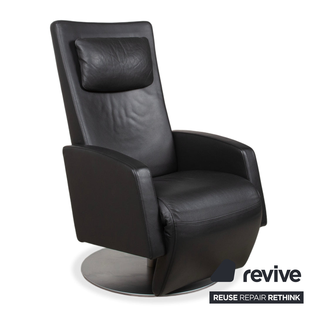 Rolf Benz LSE 5800 Leder Sessel Dunkelgrau Funktion Relaxfunktion