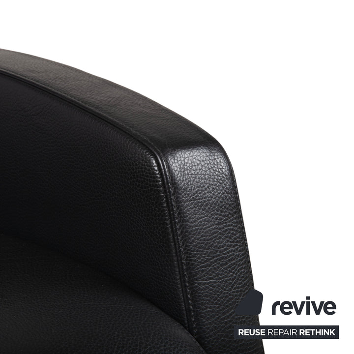 Rolf Benz LSE 5800 Leather Armchair Dark Grey Function Recliner Function