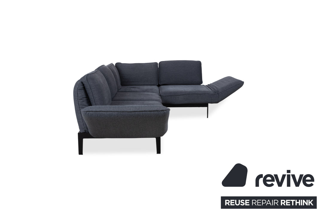 Rolf Benz Mera 386 Stoff Ecksofa Grau Sofa Couch