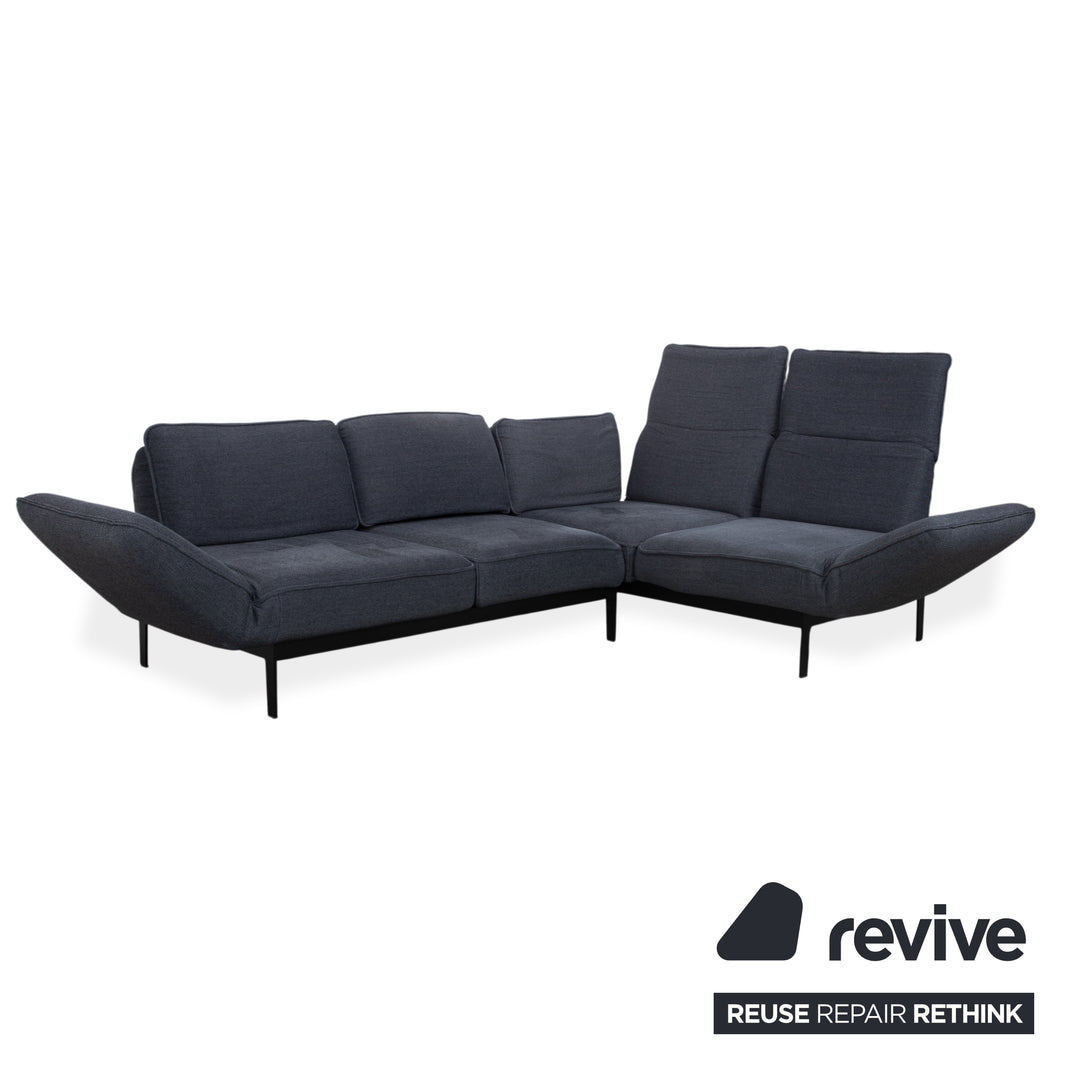 Rolf Benz Mera 386 Stoff Ecksofa Grau Sofa Couch