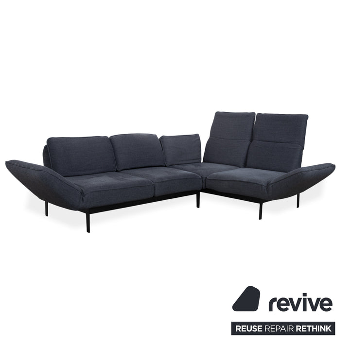 Rolf Benz Mera 386 Stoff Ecksofa Grau Sofa Couch