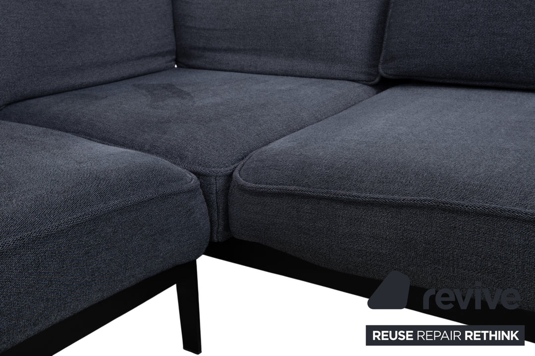 Rolf Benz Mera 386 Stoff Ecksofa Grau Sofa Couch