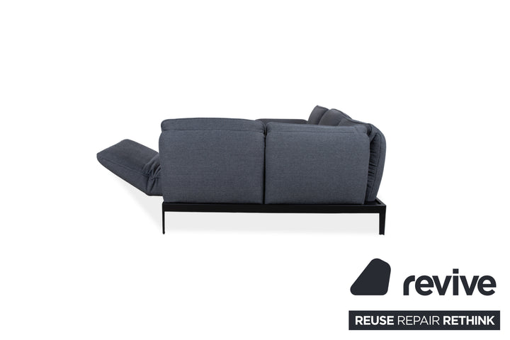 Rolf Benz Mera 386 Stoff Ecksofa Grau Sofa Couch