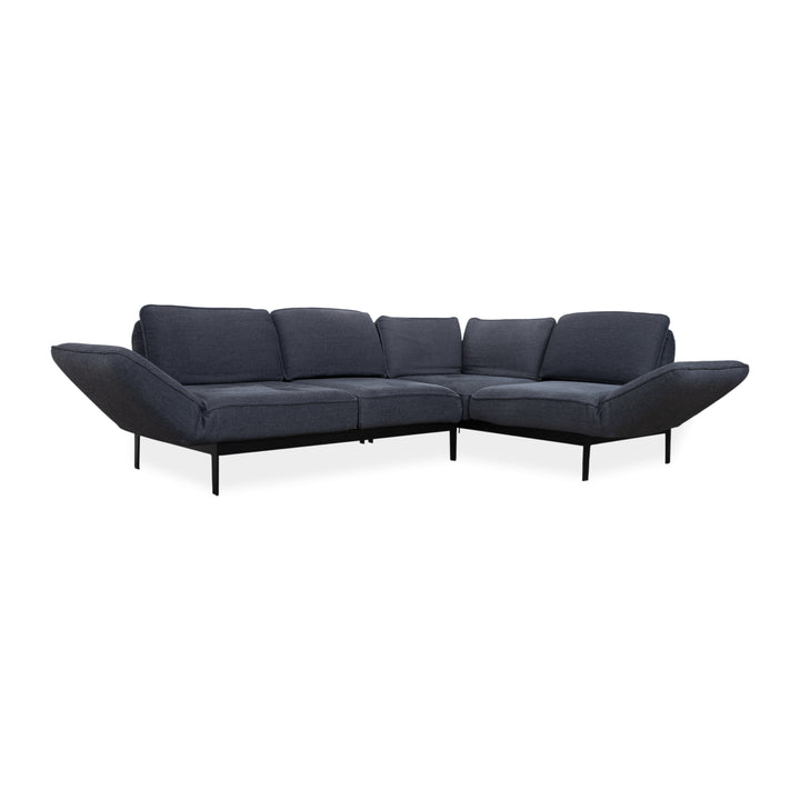 Rolf Benz Mera 386 Stoff Ecksofa Grau Sofa Couch